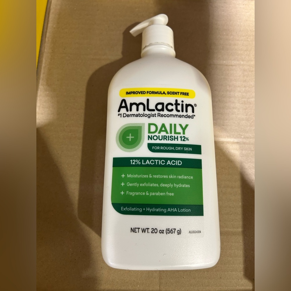 AmLactin Daily Moisturizing Body Lotion (20oz) 12% Lactic Acid New look sealed